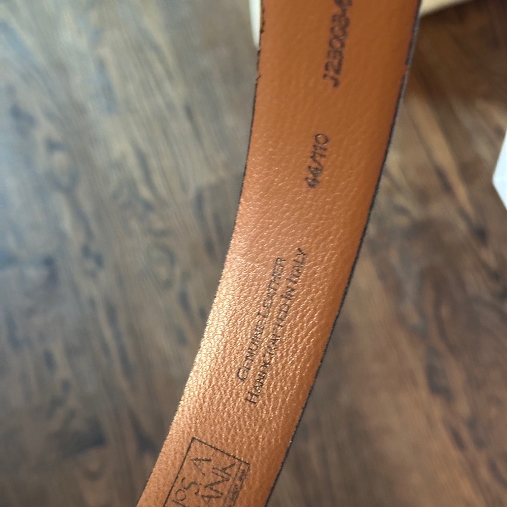 Jos A Bank Men's Brown Leather Belt